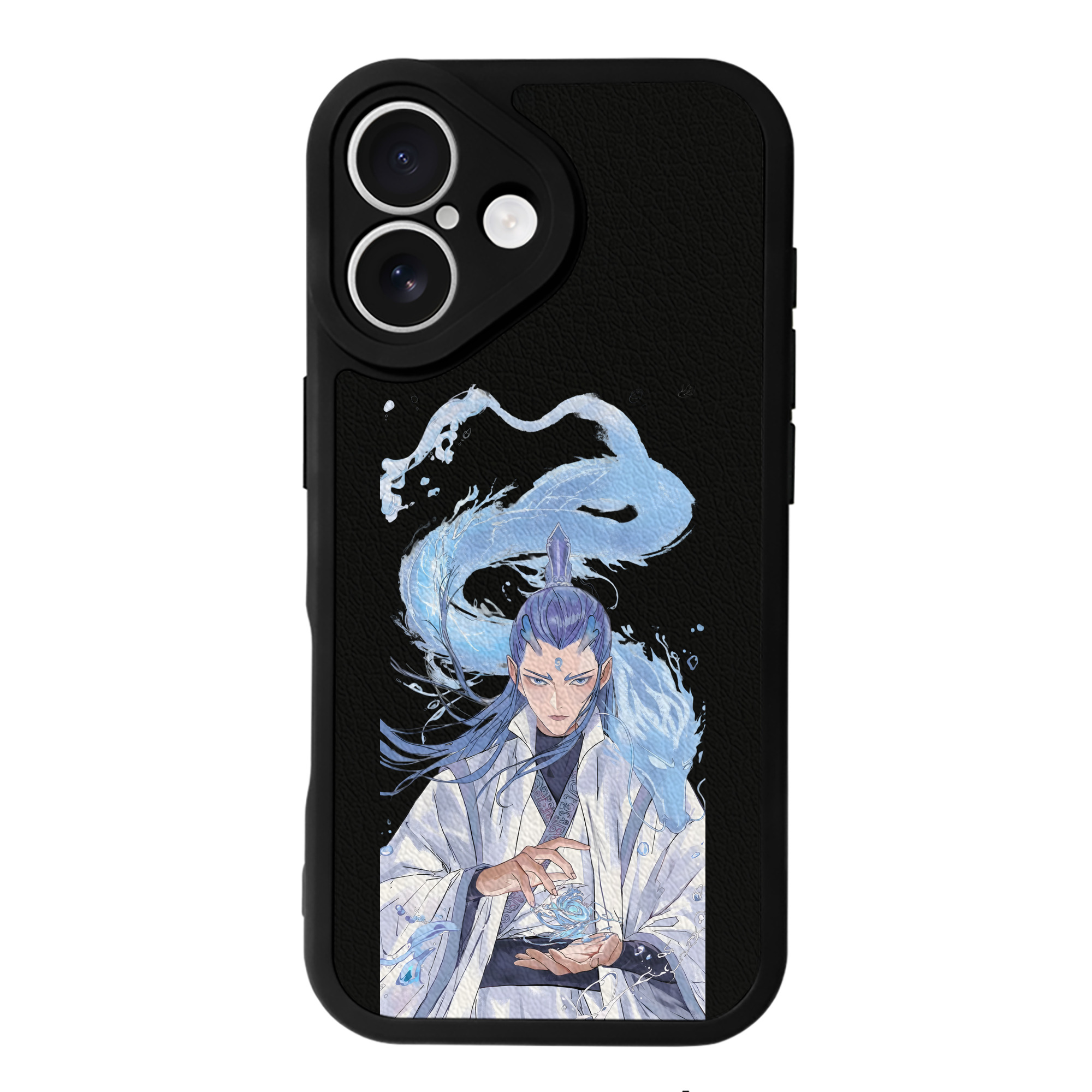 （画像用） Ne Zha 2 ナタ 魔童の大暴れ 【iPhone 16シリーズ対応】シリコンスマホケース（レザー調） 材質：シリコン